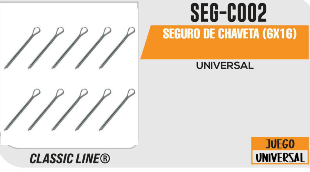SEGURO DE CHAVETA
