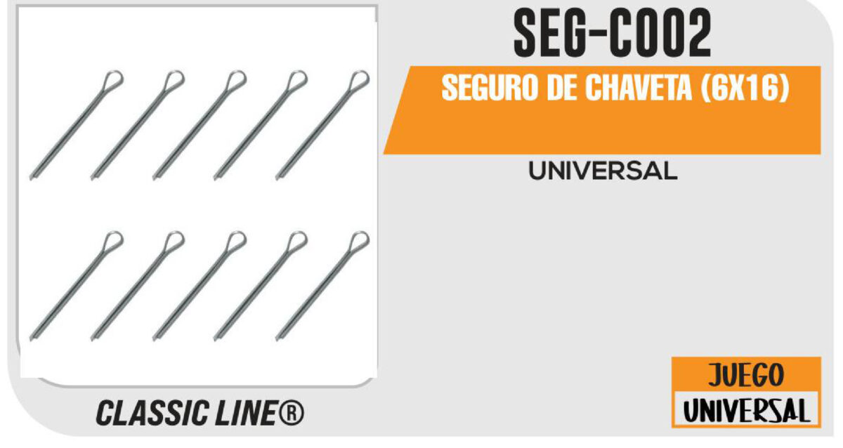 SEGURO DE CHAVETA
