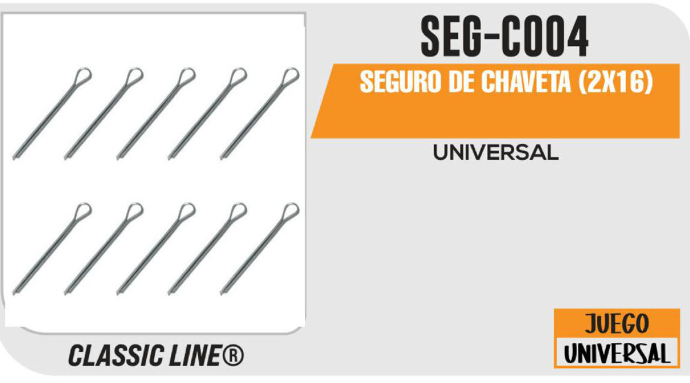 SEGURO DE CHAVETA