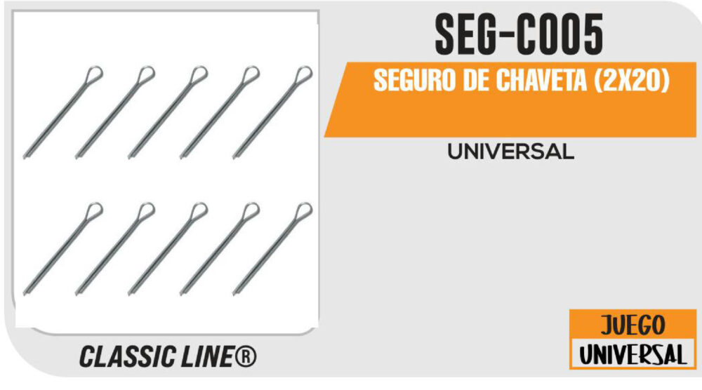SEGURO DE CHAVETA