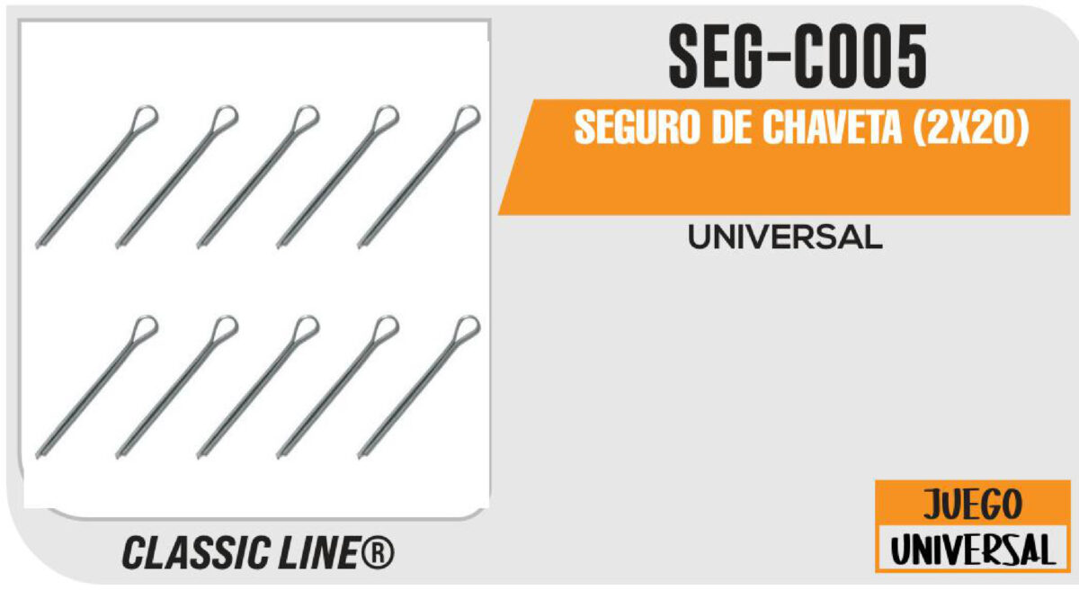 SEGURO DE CHAVETA