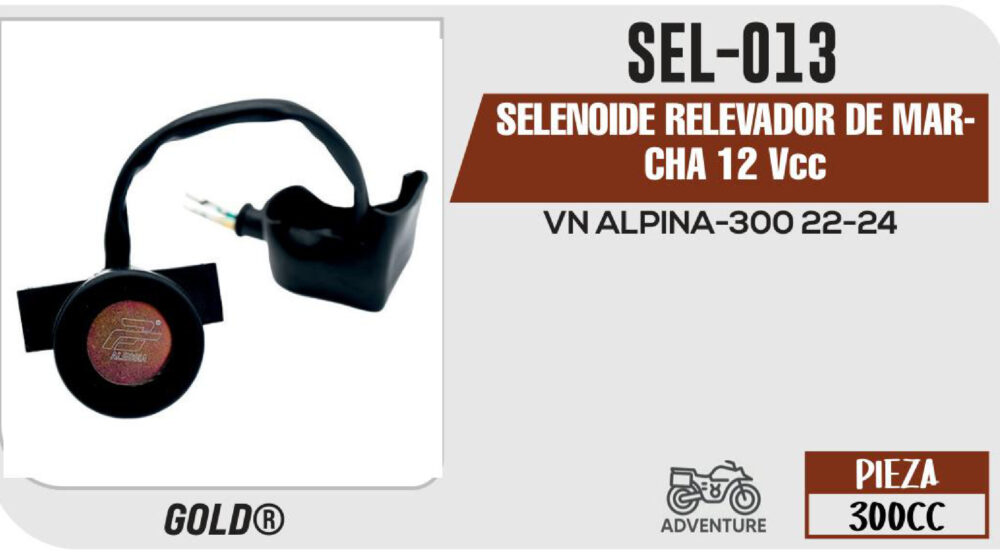 SELENOIDE RELEVADOR DE MARCHA 12Vcc