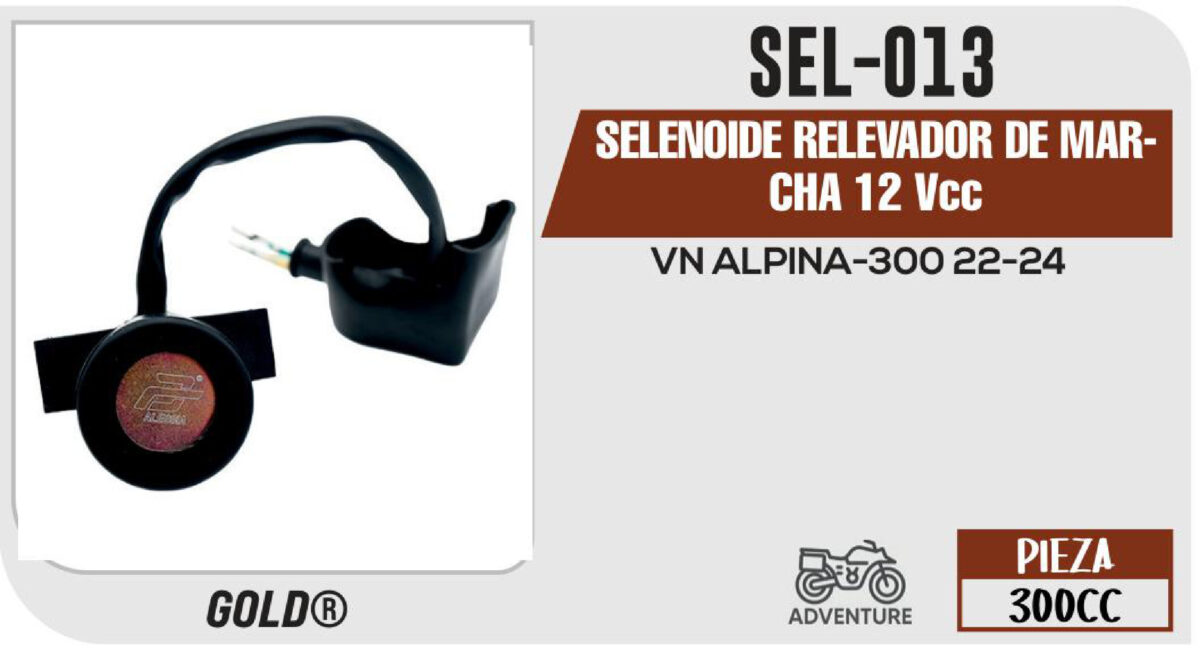 SELENOIDE RELEVADOR DE MARCHA 12Vcc