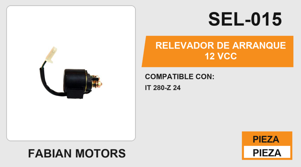 RELEVADOR DE ARRANQUE 12Vcc