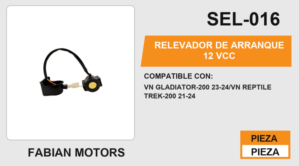 RELEVADOR DE ARRANQUE 12Vcc