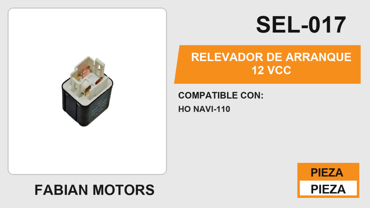 RELEVADOR DE ARRANQUE 12Vcc