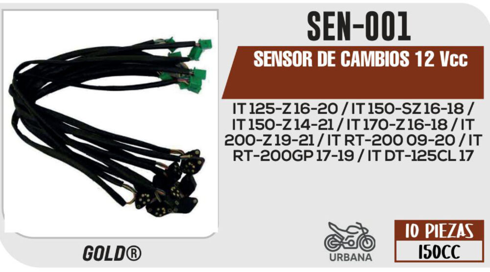 SENSOR DE CAMBIOS 12Vcc