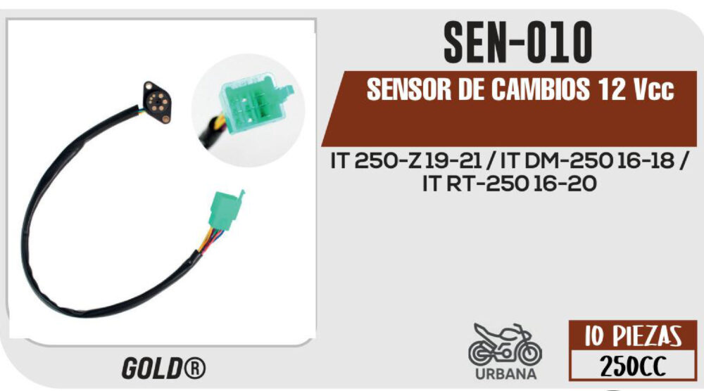 SENSOR DE CAMBIOS 12Vcc