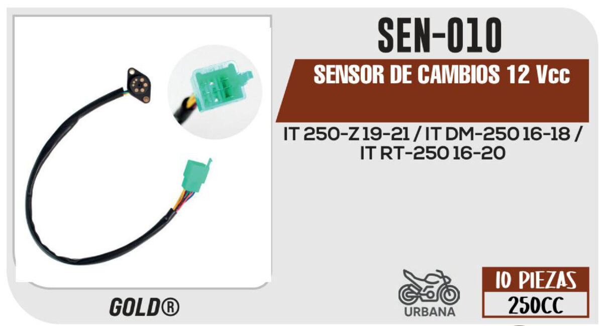 SENSOR DE CAMBIOS 12Vcc