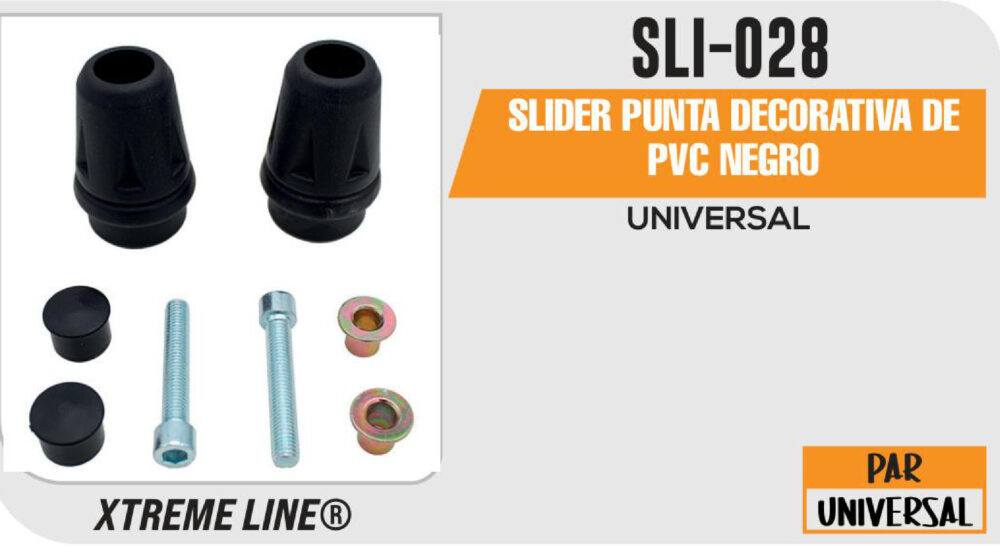 SLIDER PUNTA DECORATIVA DE PVC