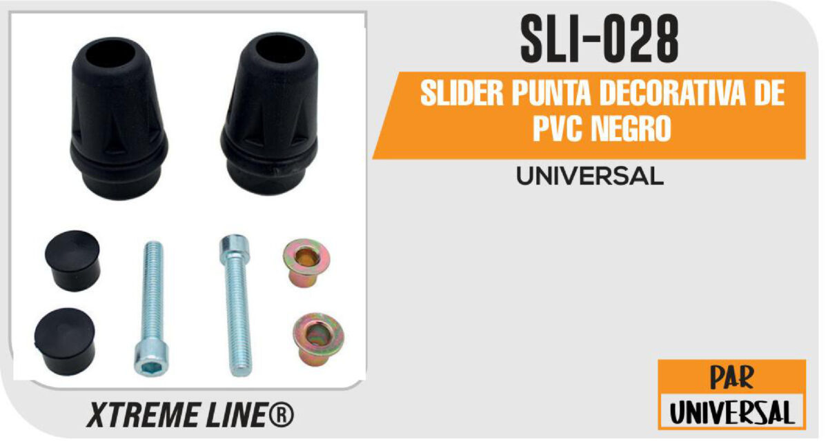 SLIDER PUNTA DECORATIVA DE PVC