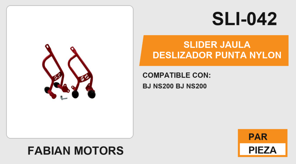 SLIDER JAULA DESLIZADOR PUNTA NYLON