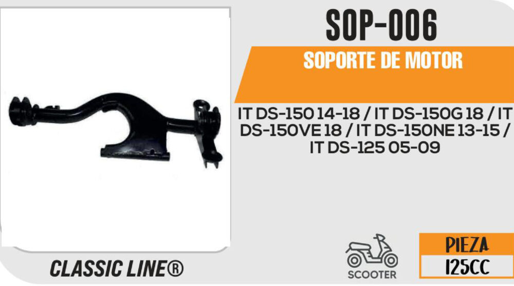 SOPORTE DE MOTOR