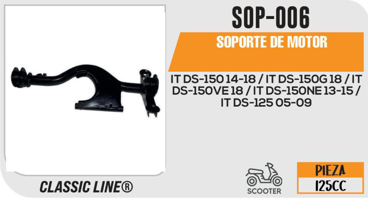 SOPORTE DE MOTOR