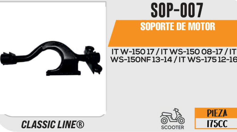 SOPORTE DE MOTOR