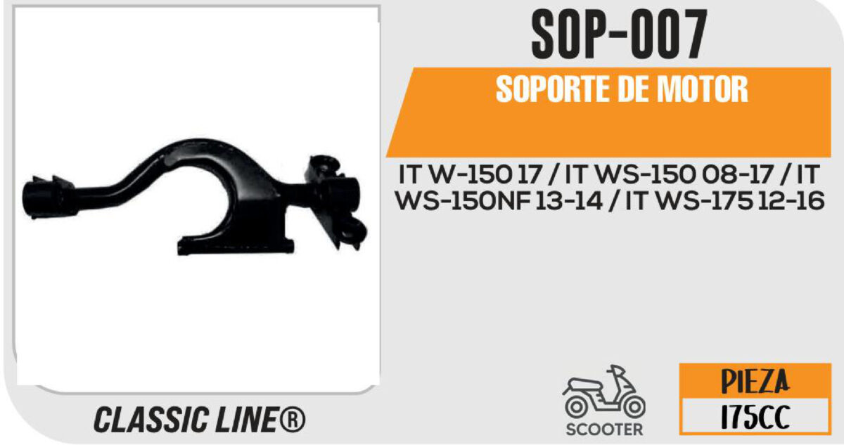 SOPORTE DE MOTOR