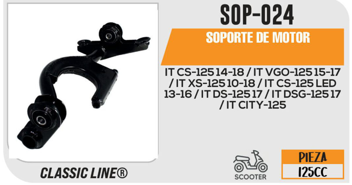 SOPORTE DE MOTOR