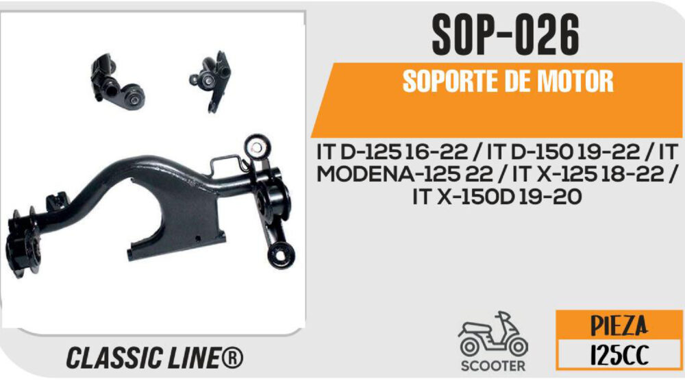 SOPORTE DE MOTOR