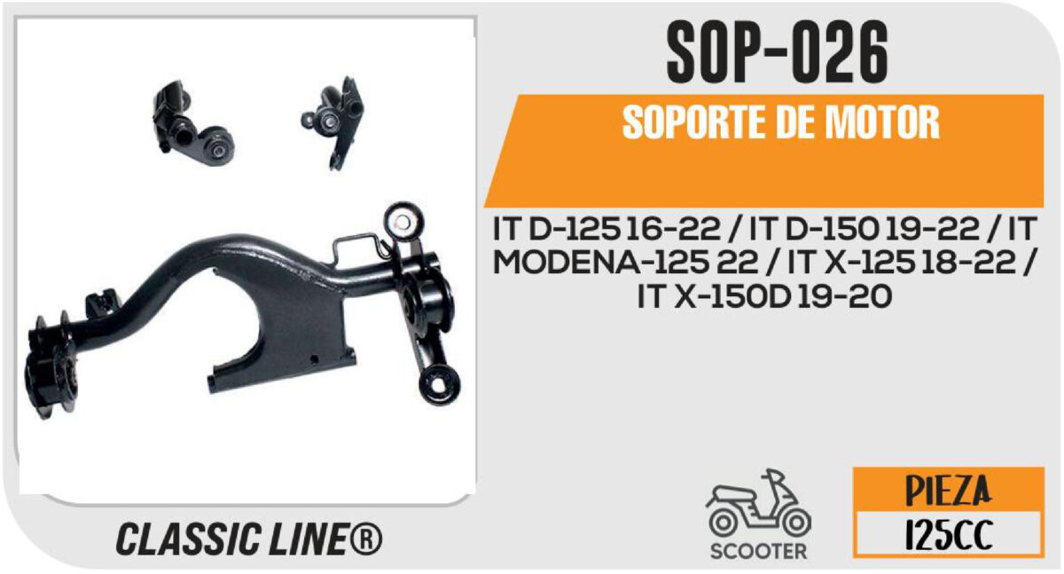 SOPORTE DE MOTOR