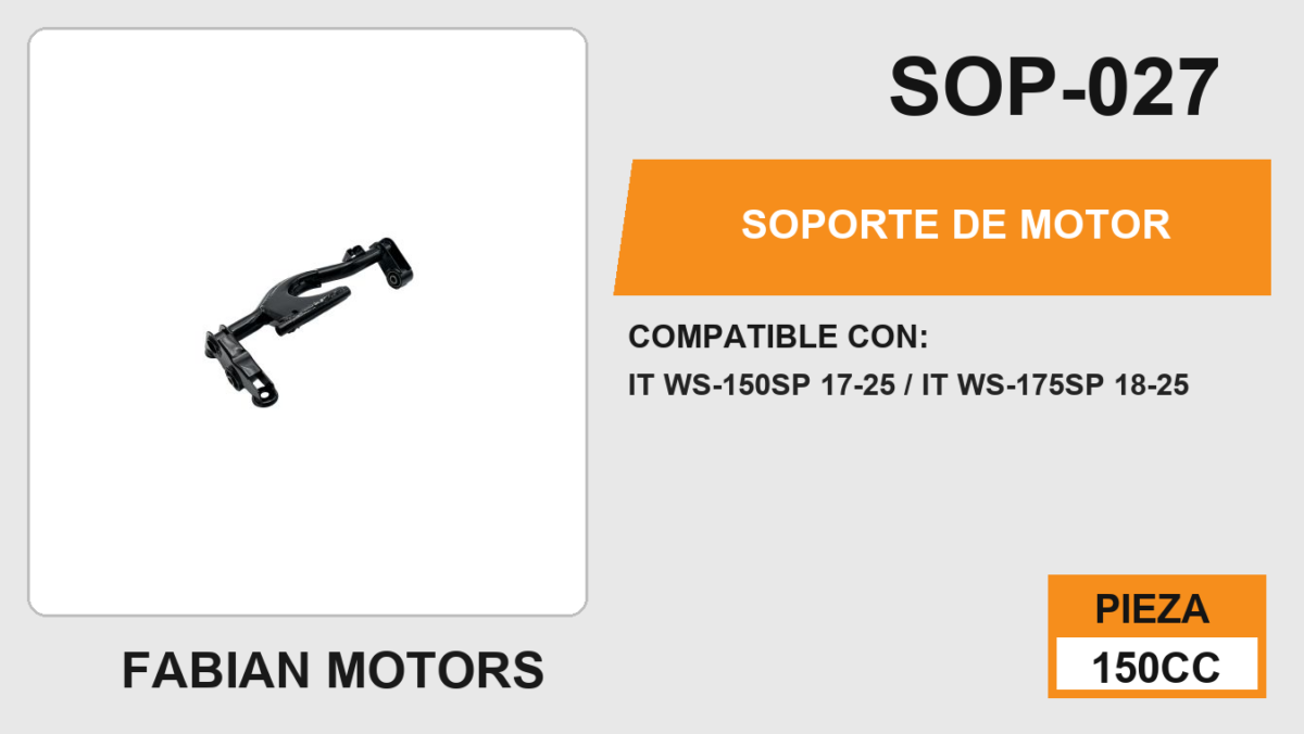 SOPORTE DE MOTOR