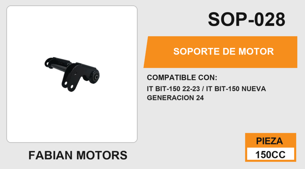 SOPORTE DE MOTOR