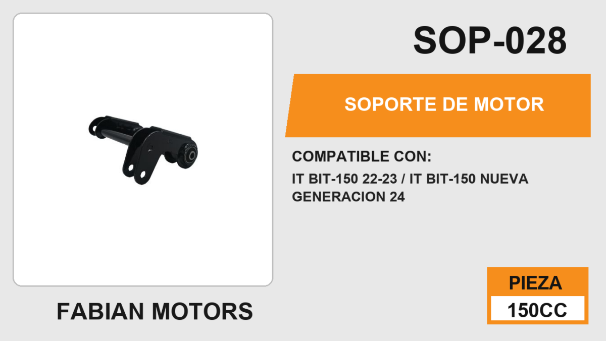 SOPORTE DE MOTOR