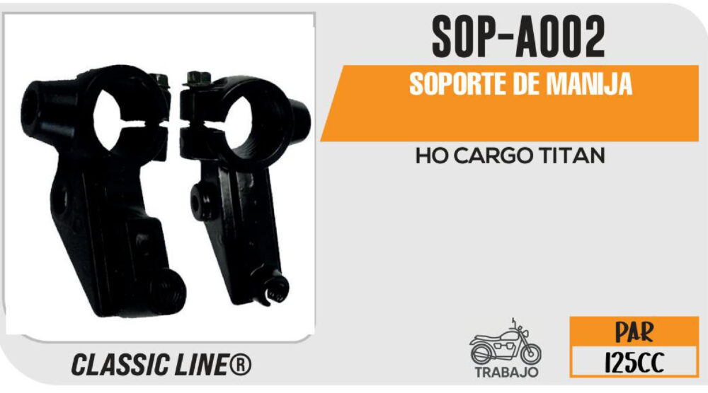 SOPORTES DE MANIJA DERECHA / IZQUIERDA