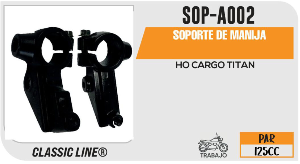SOPORTES DE MANIJA DERECHA / IZQUIERDA