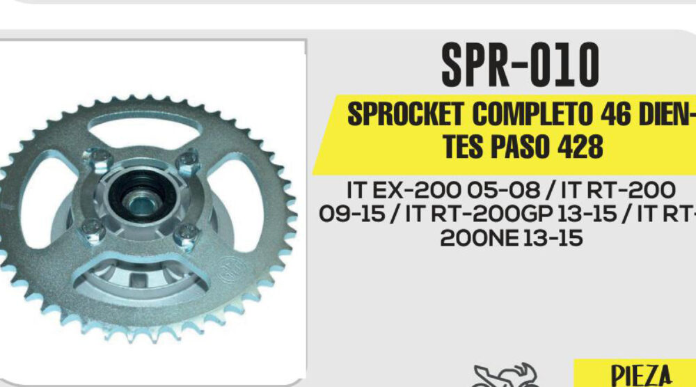 SPROCKET COMPLETO 46 DIENTES