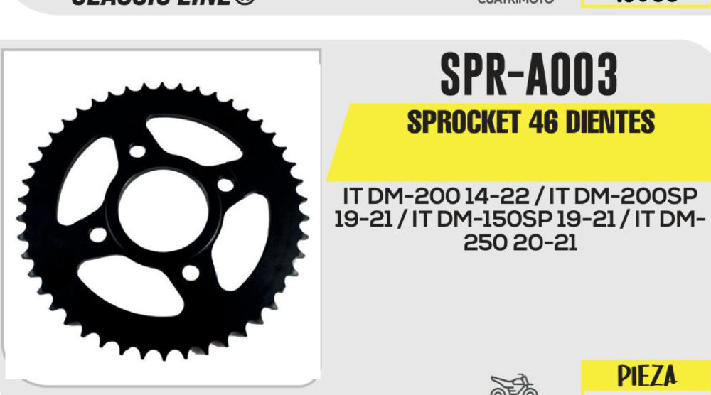 SPROCKET 46 DIENTES