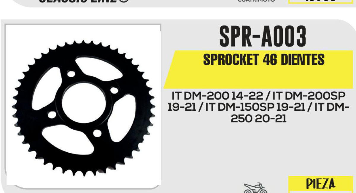 SPROCKET 46 DIENTES