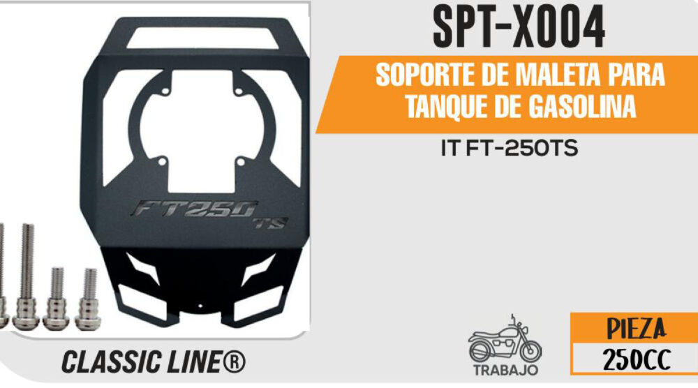SOPORTE DE MALETA PARA TANQUE DE GASOLINA