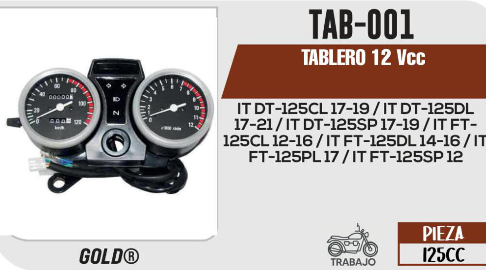 TABLERO 12Vcc