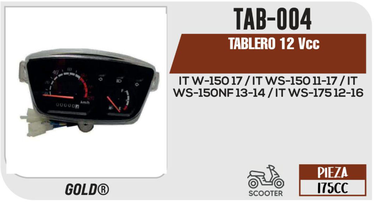 TABLERO 12Vcc