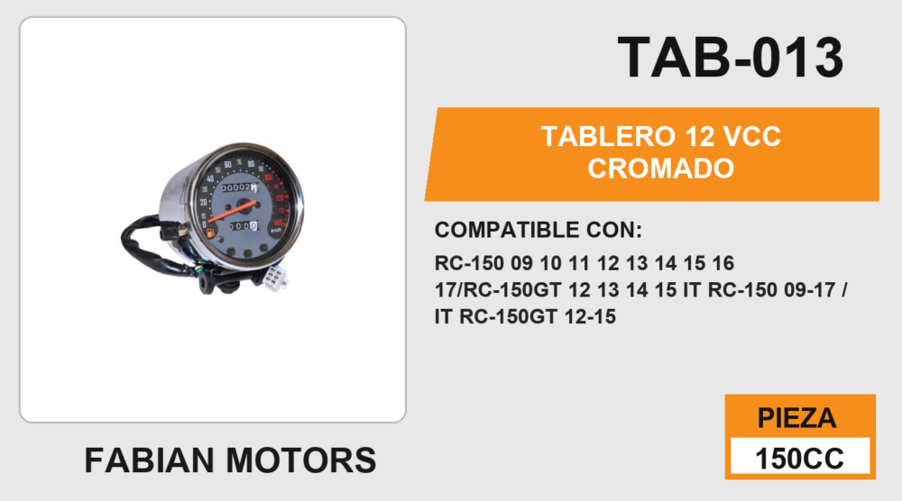 TABLERO 12Vcc