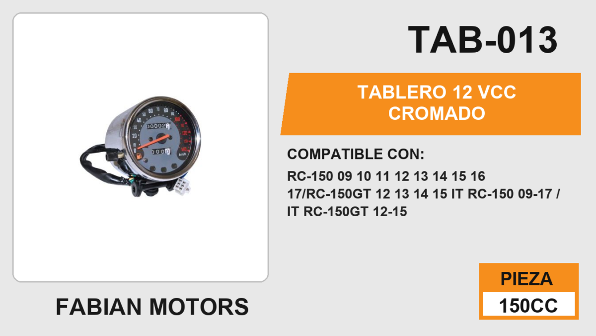 TABLERO 12Vcc