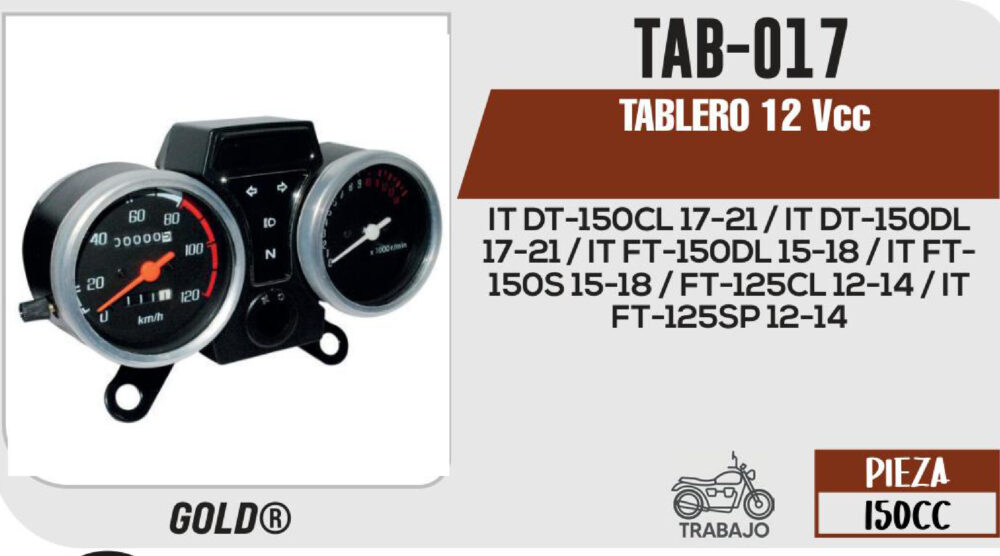 TABLERO 12Vcc