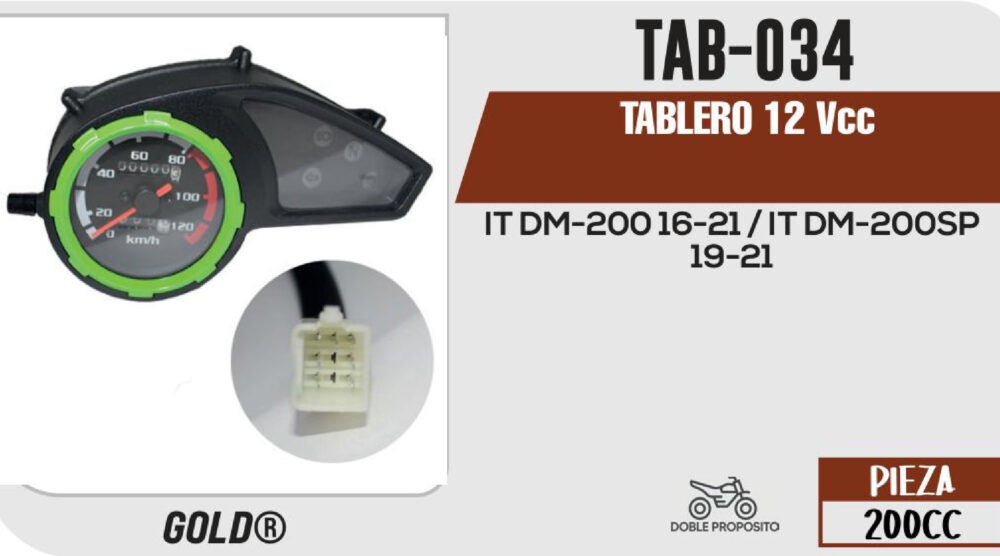 TABLERO C/ VIVOS VERDES 12Vcc