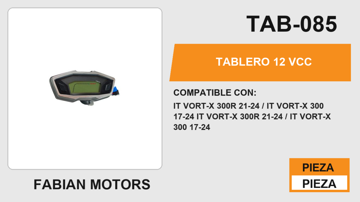TABLERO 12Vcc