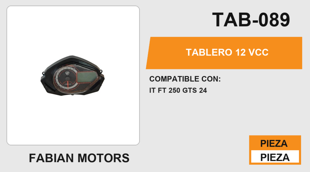 TABLERO 12Vcc