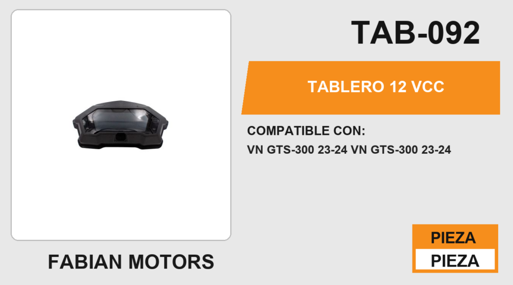 TABLERO 12Vcc