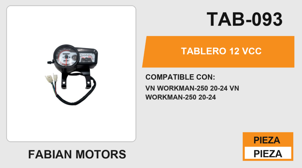 TABLERO 12Vcc
