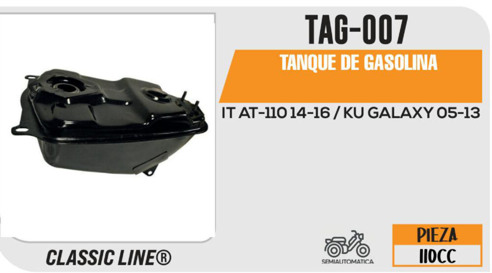 TANQUE DE GASOLINA NEGRO