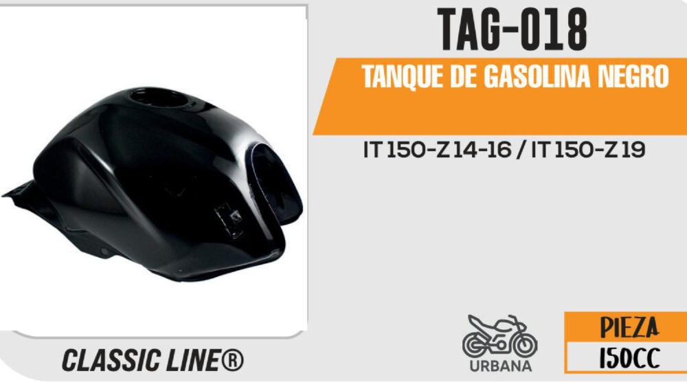 TANQUE DE GASOLINA NEGRO