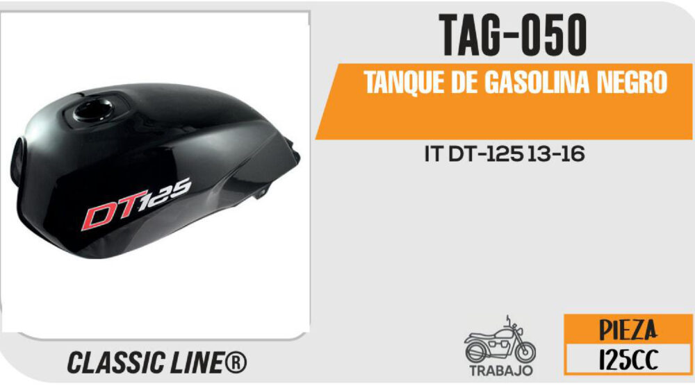 TANQUE DE GASOLINA NEGRO