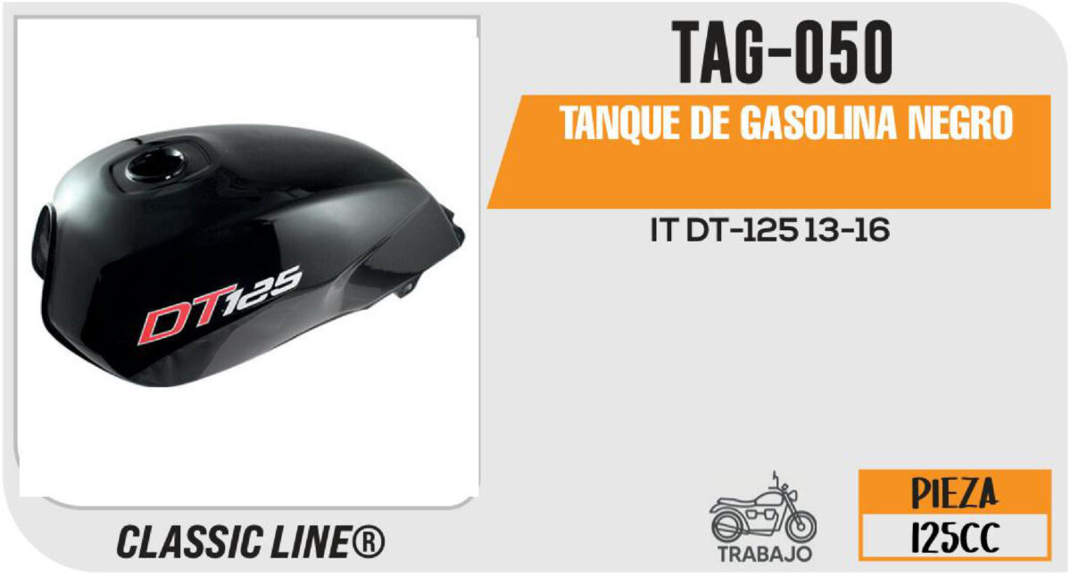 TANQUE DE GASOLINA NEGRO