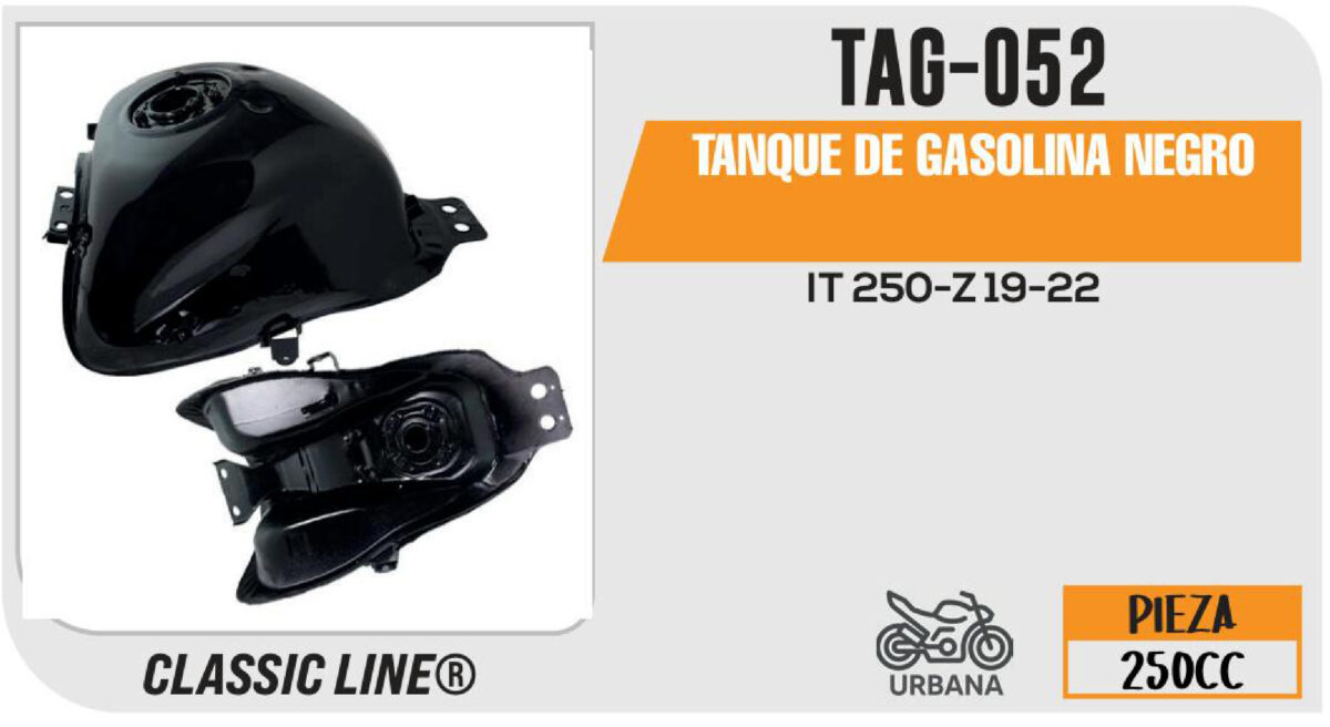 TANQUE DE GASOLINA NEGRO