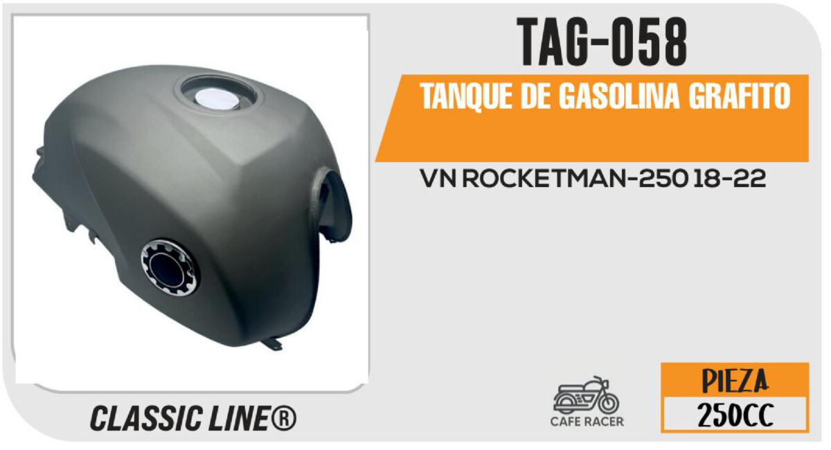 TANQUE DE GASOLINA GRAFITO