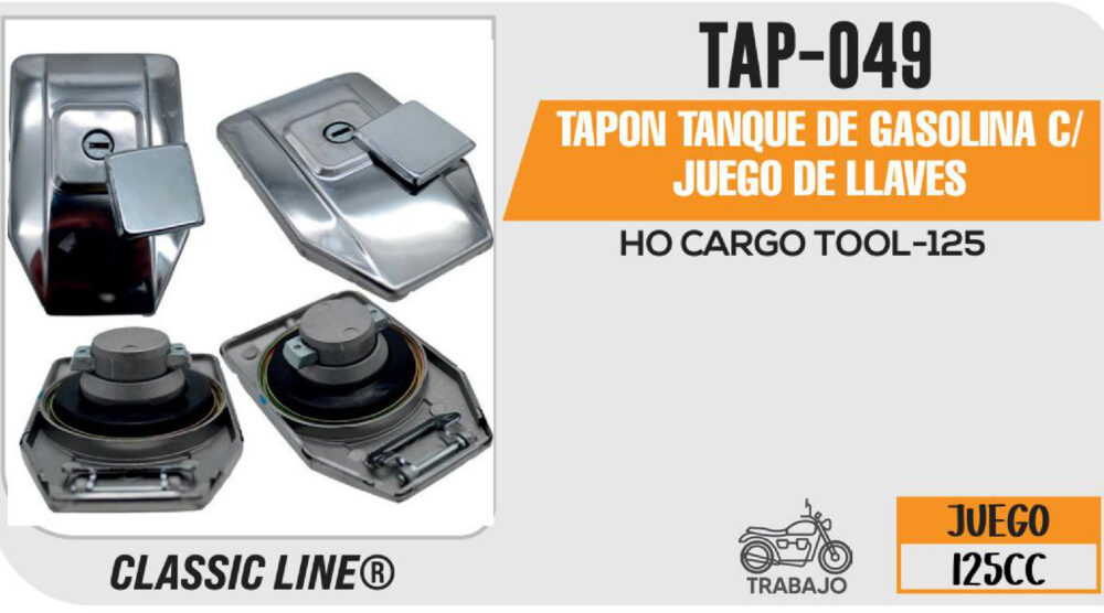 TAPON TANQUE DE GASOLINA C/JUEGO DE LLAVES