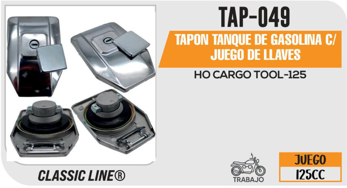 TAPON TANQUE DE GASOLINA C/JUEGO DE LLAVES